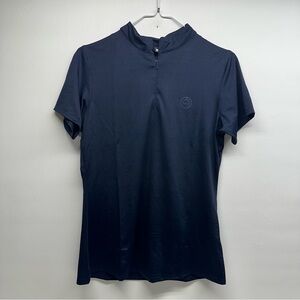 New Montar Kali embossed logo navy Riding Shirt size L